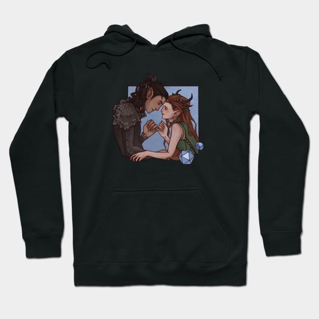 Vax and Keyleth | Whitestone Is For Lovers Hoodie by keyvei